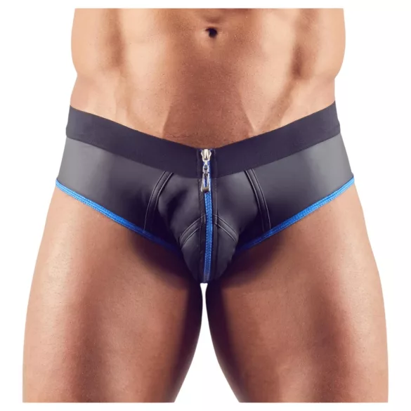Svenjoyment - avoin jockstrap - musta-sininen - M