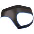 Svenjoyment - avoin jock-strap (musta-sininen) - M