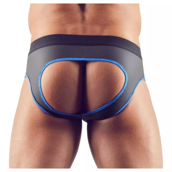 Svenjoyment - avoin jockstrap - musta-sininen - L