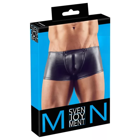 Svenjoyment - miesten bokserit vetoketjulla - musta - M