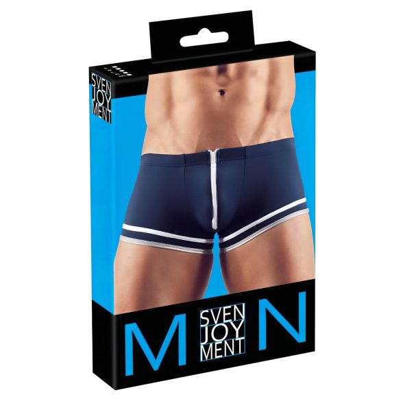 Merimiessävyinen sininen bokseri