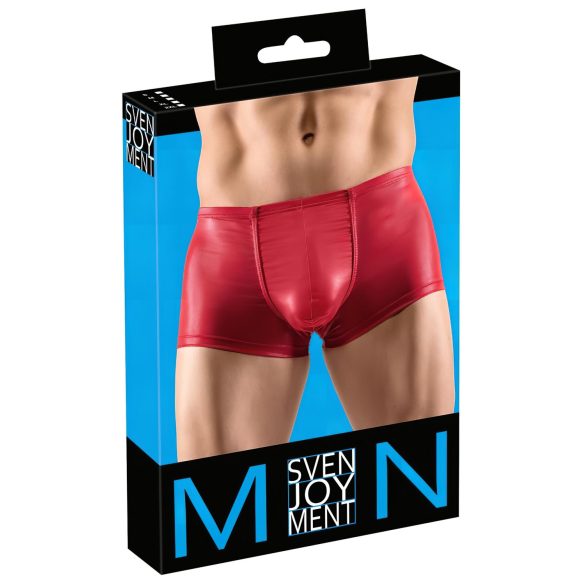 Svenjoyment - push up bokserit - kiiltävä - punainen - 2XL