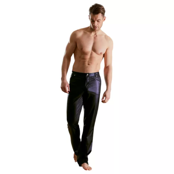 NEK - kiiltävä leggingsit - musta
