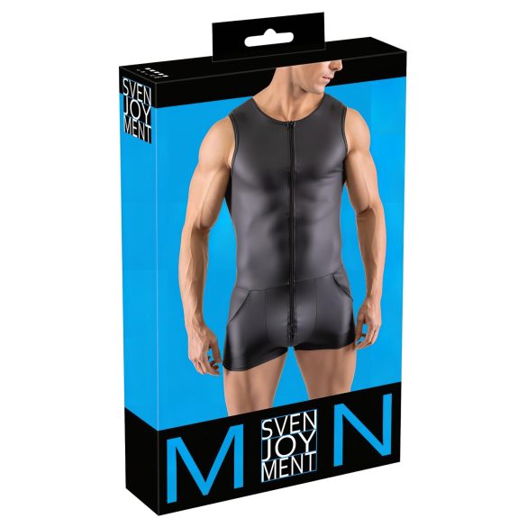 Svenjoyment - hihaton miesten lyhyt haalari (musta) - 2XL