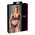 Cottelli Plus Size - pitsi rintaliivit (musta) - XXL