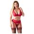 Cottelli Plus Size - Muunneltava alusasusetti (punainen) - 90E/XL