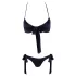 Cottelli - bikini-tyylinen rintaliivisetti (musta)