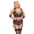 Cottelli Bondage Plus Size - pitsialusasu (musta)