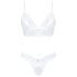 Obsessive Setti Heavenlly - pitsirintaliivit (valkoinen) - M/L