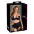 Cottelli Plus Size - rintaliivit ilman kuppeja - musta - 90D