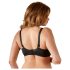 Cottelli Plus Size - Rintojen kohottaja (musta) - 90D