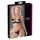 Cottelli - Strassi-ketjubraletti satiini (musta) - 85C/L