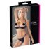 Cottelli - Strassi-ketjubraletti satiini (musta) - 85C/L