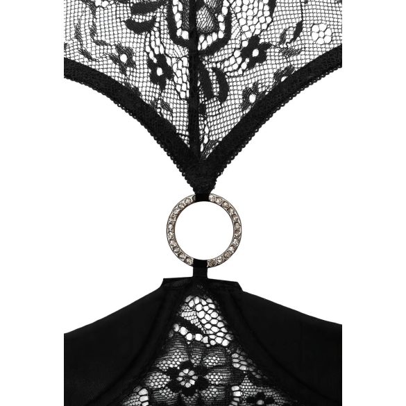 Cottelli - avoin rintaliivisetti - musta - 80B/M