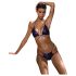 Obsessive Balitta - kiiltävä kaulahihna bikini (violetti)