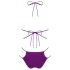 Obsessive Balitta - kiiltävä kaulahihna bikini (violetti)