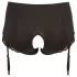 Cottelli Plus Size - sukkanauhavyömuotoiset avobikinit (musta)
