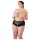 Cottelli Plus Size - avoimet stringit pitsi helmikoriste musta - 3XL