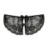Cottelli - Pitsiset rusettihipsterit (musta) - M