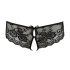Cottelli - Pitsiset rusettihipsterit (musta) - M