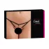Cottelli - Naisten stringit strasseilla - avoin haaroista - musta - M/L