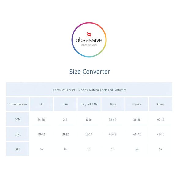 Obsessive Luiza - stringit tulppaanikuvio - musta