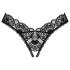 Obsessive - avoin pitsitanga - musta - M/L