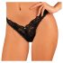 Obsessive Donna Dream - pitsinen string (musta)