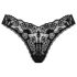 Obsessive Donna Dream - pitsinen string (musta)