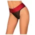 Obsessive Tienesy - stringit - rusettikoriste - punainen - L/XL