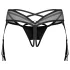 Obsessive Dominna - sträppiharness sukkanauhaliivi - musta - L/XL
