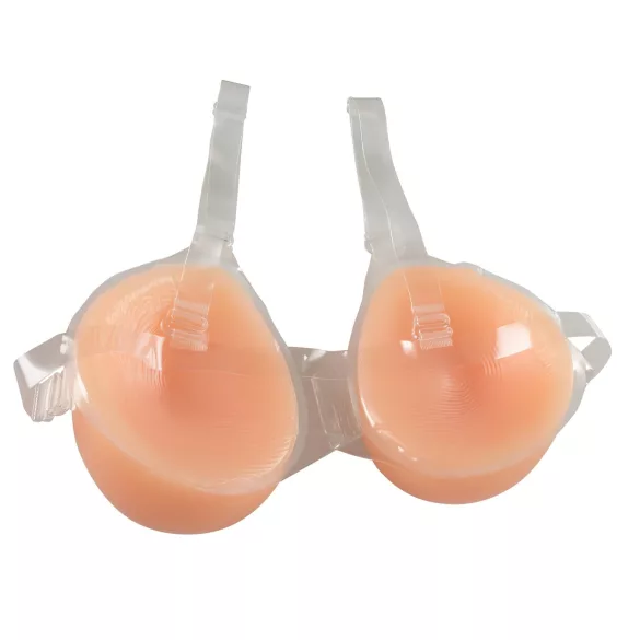 Cottelli - silikoniset push up -rinnat strap-on - 2x1200g