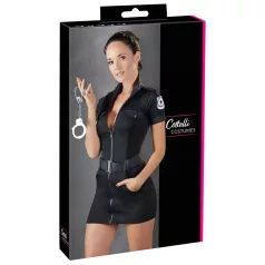 Cottelli Police - poliisiasu naisille - musta - XL