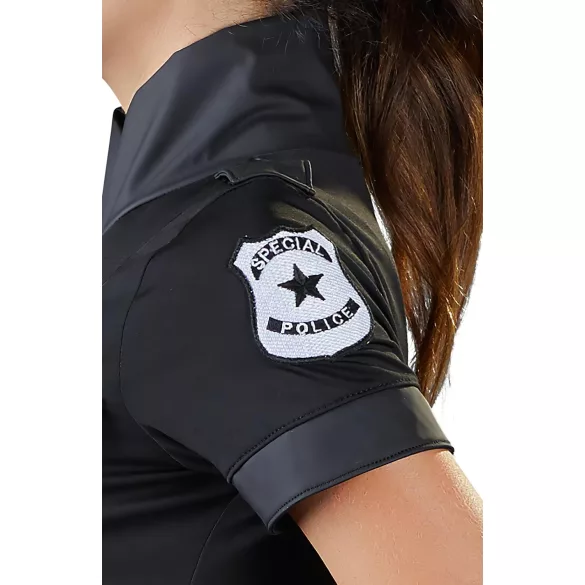 Cottelli Police - poliisiasu naisille - musta - XL