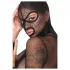 Bad Kitty - BDSM läpinäkyvä verkkosetti ruoskan kanssa (musta) - M