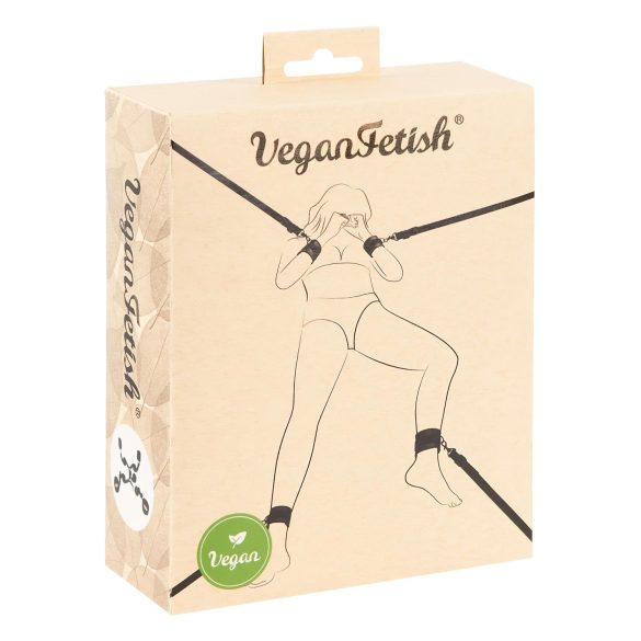 Vegan Fetish - sidontasarja sänkyyn - musta