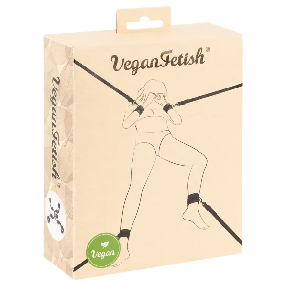 Vegan Fetish - sidontasarja sänkyyn - musta