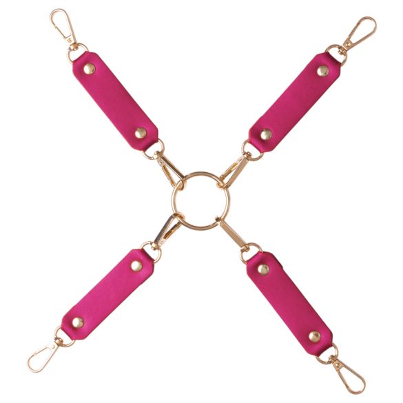 Bad Kitty - bondage-setti - 7 osaa (punainen)