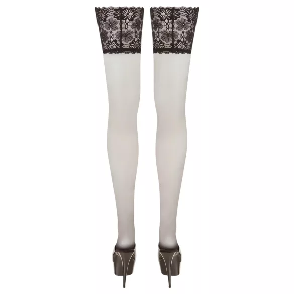 Cottelli Plus Size - 15cm pitsisukat (musta)