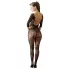 NO:XQSE - Kukkapitsinen catsuit - musta S-L