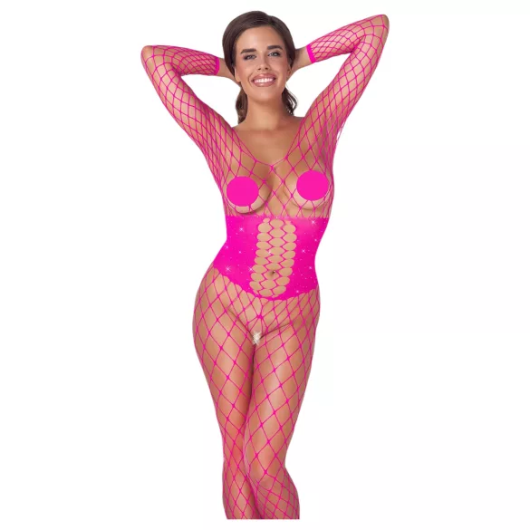 Cottelli - verkkobody - pinkki - S-L