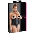 Cottelli Plus Size - satiininen korsetti (musta)