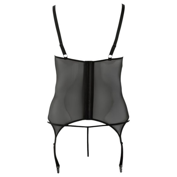 Cottelli - Musta kukka yläosa, suuri koko