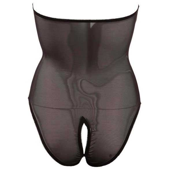 Abierta Fina - pitsibody - avoin etuosa - musta - L