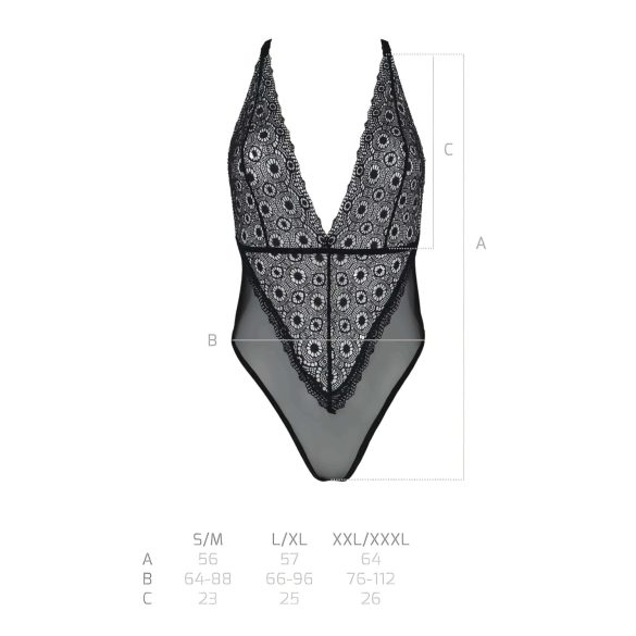 Passion Eco Zinnia - pitsibody (musta) - L/XL