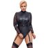 Cottelli Bondage Plus - Pitsihihainen body (musta) - 2XL