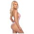 Suudeltava - ruusukuvioinen body (pinkki)
