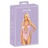 Suudeltava - ruusukuvioinen body (pinkki) - L/XL
