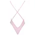 Kissable - pitsibody ruusukuviointi pinkki - L/XL