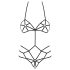 Obsessive - Koristevartaloharness (musta) - S/M